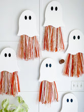 Load image into Gallery viewer, ‘spooky magic' ghost - pink + orange with gold stars