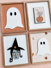 Load image into Gallery viewer, ghost with stars on pink