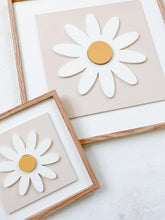 Load image into Gallery viewer, Daisy on Pink with White Mat