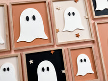 Load image into Gallery viewer, ghost with stars on black