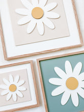Load image into Gallery viewer, Daisy on Pink with White Mat