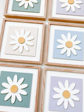 Load image into Gallery viewer, Daisy on Pink with White Mat