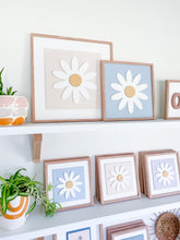 Load image into Gallery viewer, Daisy on Pink with White Mat