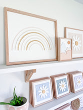 Load image into Gallery viewer, Light Pink + Metallic Carved Rainbow
