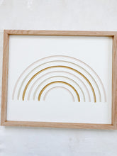 Load image into Gallery viewer, Light Pink + Metallic Carved Rainbow
