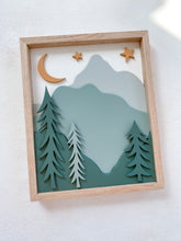 Load image into Gallery viewer, Night Mountain Scene No 1
