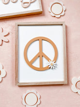 Load image into Gallery viewer, peace sign with daisy
