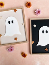 Load image into Gallery viewer, ghost with stars on pink
