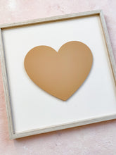 Load image into Gallery viewer, gold heart on peach
