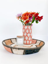 Load image into Gallery viewer, Woven Motif Vase- 2 colors available
